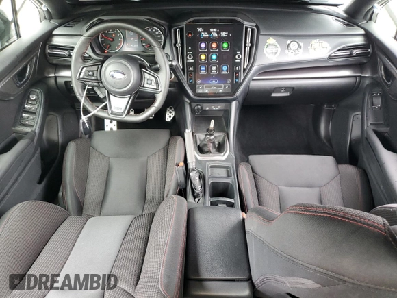 2023 Subaru WRX Premium with VIN JF1VBAF6XP9820597, listed as a Copart auction lot 52255895 with 41,084 mi miles and Salvage title. Bid and sale history available at DreamBid. Image 8.