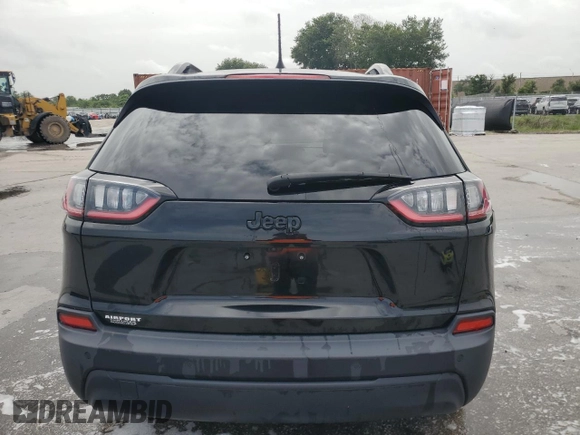 2020 Jeep Cherokee Altitude with VIN 1C4PJLLB4LD592817, listed as a Copart auction lot 58168785 with 57,400 mi miles and Salvage title. Bid and sale history available at DreamBid. Image 6.