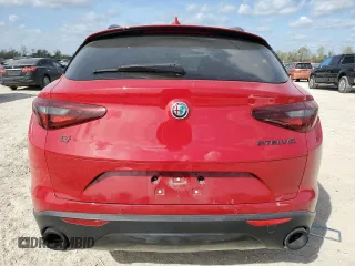 2019 Alfa Romeo Stelvio Ti z VIN ZASPAKBN8K7C69851, wystawiony jako Copart lot #49490875 z przebiegiem Nie podano mil oraz Szkody całkowita. Historia ofert i sprzedaży dostępna na DreamBid. Obrazek 6.