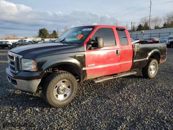 2006 Ford Super Duty F-250 XL with VIN 1FTSX21P36EB77990, listed as a Copart auction lot 43796135 with 229,275 mi miles and Salvage Title. Bid and sale history available at carsss.com. Image 1.
