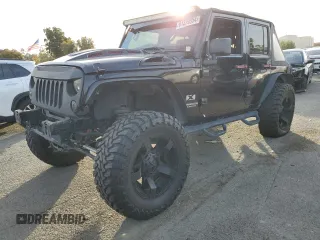 2008 Jeep Wrangler Unlimited X with VIN 1J4GB39168L649280, listed as a Copart auction lot 81379354 with 161,365 mi miles and Salvage Title. Bid and sale history available at DreamBid. Image 1.