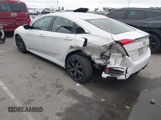 2019 Honda Civic Sedan Sport with VIN 2HGFC2F8XKH535296, listed as a IAAI auction lot 41775279 with 30,741 mi miles. Bid and sale history available at carsss.com. Image 3.