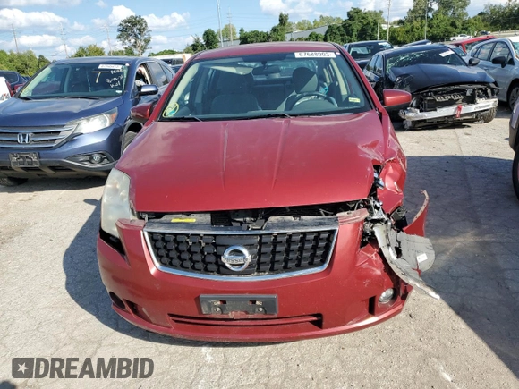 2008 Nissan Sentra S with VIN 3N1AB61E08L666899, listed as a Copart auction lot 67688003 with Not Provided miles and Salvage Title. Bid and sale history available at DreamBid. Image 5.