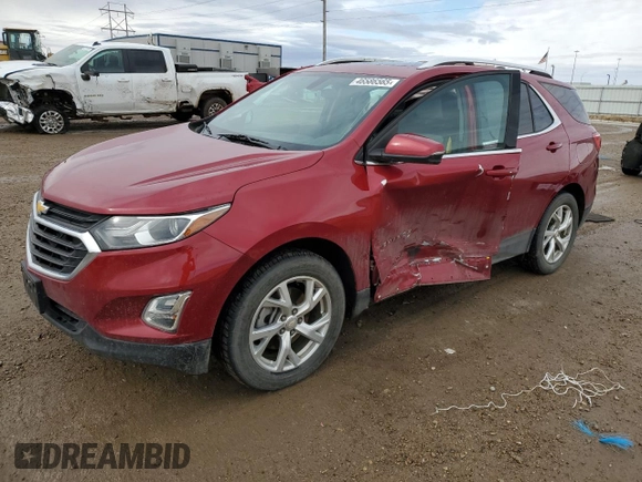 2018 Chevrolet Equinox LT with VIN 3GNAXTEX3JS579221, listed as a Copart auction lot 46586565 with 33,973 mi miles and Salvage Title. Bid and sale history available at carsss.com. Image 1.