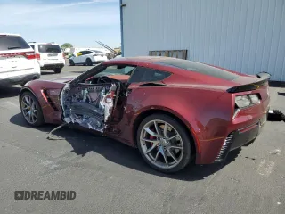 2016 Chevrolet Corvette Z06 3LZ with VIN 1G1YU2D68G5607531, listed as a Copart auction lot 58075825 with 16,283 mi miles and Salvage title. Bid and sale history available at DreamBid. Image 2.