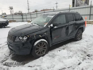 2016 Jeep Compass 75th Anniversary with VIN 1C4NJCBB1GD716606, listed as a Copart auction lot 84645434 with 164,212 mi miles and Salvage Title. Bid and sale history available at carsss.com. Image 1.