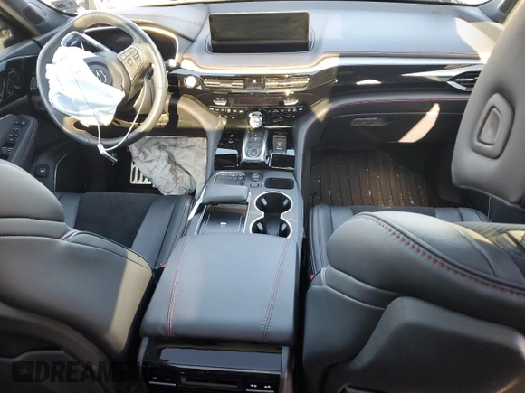 2024 Acura MDX w/A-Spec Package with VIN 5J8YE1H04RL019730, listed as a Copart auction lot 48106455 with 0 mi miles and Salvage Title. Bid and sale history available at carsss.com. Image 8.