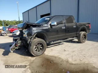2016 Ford F-150 XLT with VIN 1FTEW1EF3GKE05033, listed as a Copart auction lot 54789515 with 130,925 mi miles and Salvage Title. Bid and sale history available at DreamBid. Image 1.