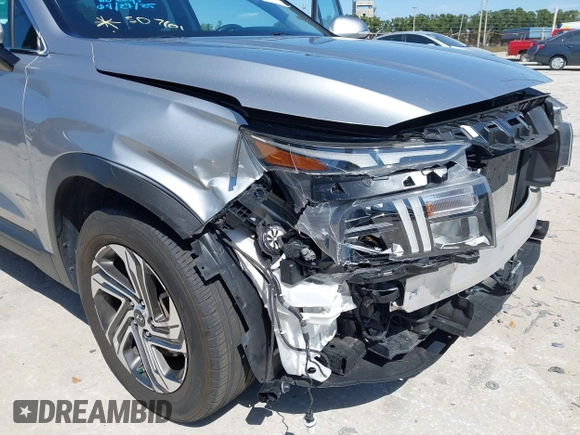 2023 Hyundai Santa Fe SEL with VIN 5NMS24AJ4PH545629, listed as a IAAI auction lot 42157742 with 33,814 mi miles and . Bid and sale history available at DreamBid. Image 6.