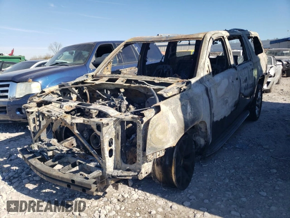 2015 GMC Yukon XL SLT with VIN 1GKS1HKC7FR144293, listed as a Copart auction lot 42151315 with 0 mi miles and Non Repairable. Bid and sale history available at carsss.com. Image 1.