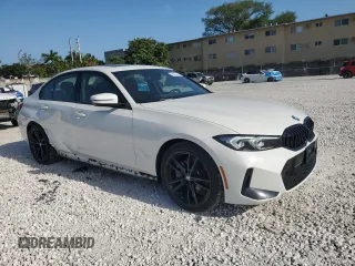 2023 BMW 3 Series 330i with VIN 3MW69FF0XP8D71173, listed as a Copart auction lot 52197215 with 2,290 mi miles and Non repairable. Bid and sale history available at DreamBid. Image 4.