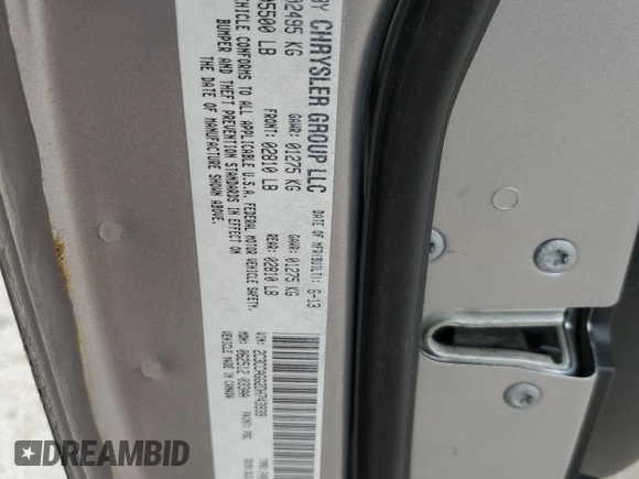 2013 Chrysler 300 S z VIN 2C3CCAGG2DH743939, wystawiony jako Copart lot #73681434 z przebiegiem 169 128 mil mil oraz Szkoda całkowita • Salvage title. Historia ofert i sprzedaży dostępna na DreamBid. Obrazek 12.