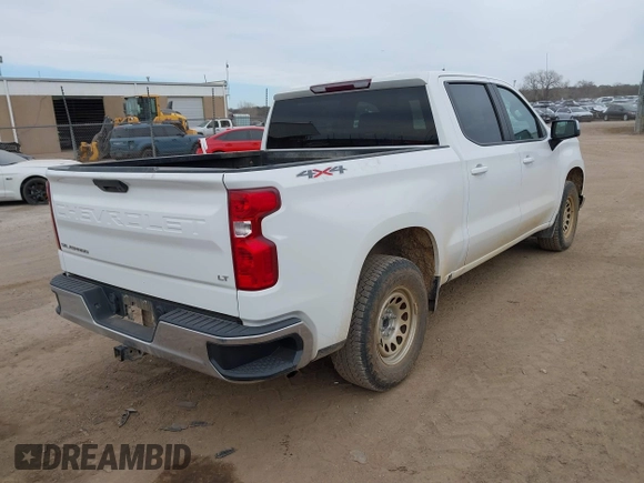 2019 Chevrolet Silverado 1500 LT with VIN 3GCUYDED6KG202711, listed as a IAAI auction lot 41769543 with 122,774 mi miles. Bid and sale history available at carsss.com. Image 4.