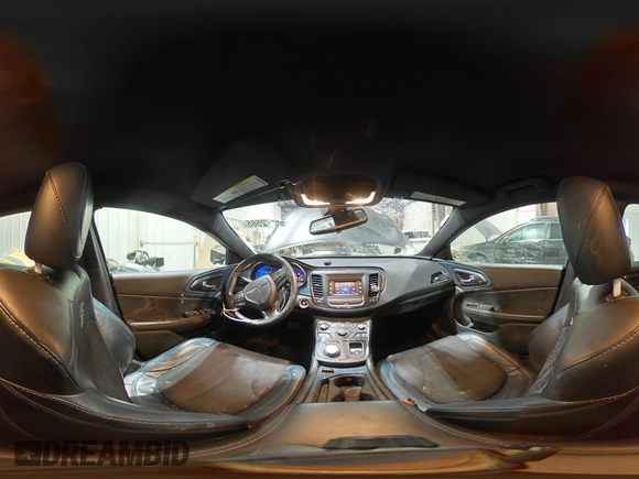 2015 Chrysler 200 S with VIN 1C3CCCBB9FN505720, listed as a Copart auction lot 89372565 with 108,206 mi miles and Salvage Title. Bid and sale history available at carsss.com. Image 13.