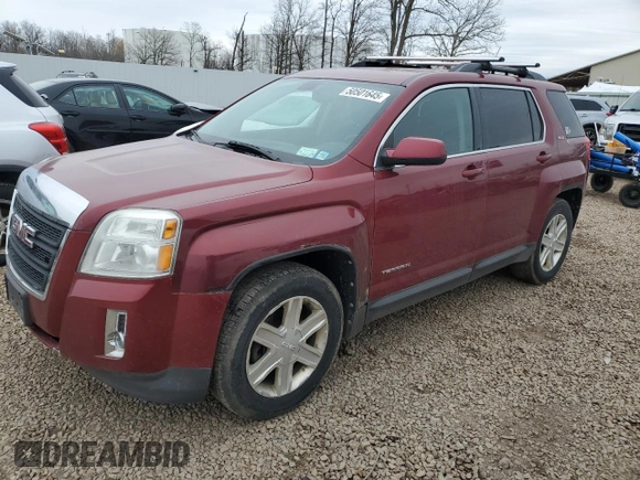 2011 GMC Terrain SLE-2 with VIN 2CTFLTE55B6350519, listed as a Copart auction lot 50501645 with 188,601 mi miles and Salvage Title. Bid and sale history available at carsss.com. Image 1.