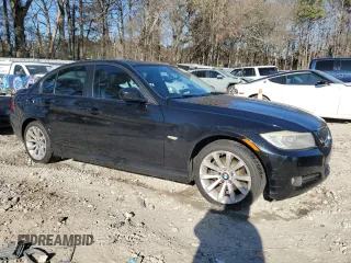 2011 BMW 3 Series 328i with VIN WBAPH7G52BNN05378, listed as a Copart auction lot 46983785 with 169,752 mi miles and Salvage Title. Bid and sale history available at carsss.com. Image 4.