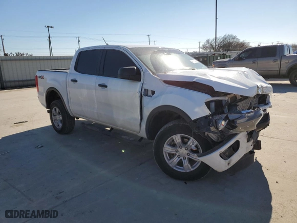 2020 Ford Ranger XL with VIN 1FTER4EHXLLA66320, listed as a Copart auction lot 46175435 with 0 mi miles and Salvage Title. Bid and sale history available at carsss.com. Image 4.