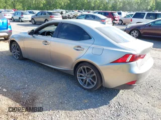 2015 Lexus IS 250 with VIN JTHCF1D2XF5029660, listed as a IAAI auction lot 42208629 with 82,601 mi miles and . Bid and sale history available at DreamBid. Image 3.