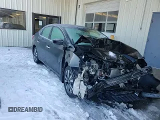 2019 Nissan Sentra SV with VIN 3N1AB7AP7KY265903, listed as a Copart auction lot 88638085 with Not Provided miles and Salvage Title. Bid and sale history available at carsss.com. Image 10.