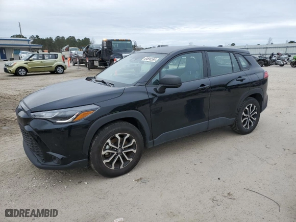 2023 Toyota Corolla Cross Hybrid S with VIN 7MUFBABG7PV015516, listed as a Copart auction lot 84696594 with NaN miles and Salvage Title. Bid and sale history available at carsss.com. Image 1.