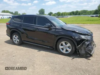 2020 Toyota Highlander L with VIN 5TDCZRBH3LS001963, listed as a Copart auction lot 64033055 with 44,918 mi miles and Salvage title. Bid and sale history available at DreamBid. Image 4.