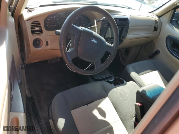 2007 Ford Ranger XL with VIN 1FTYR10D57PA41016, listed as a Copart auction lot 52614195 with 152,597 mi miles and Salvage Title. Bid and sale history available at carsss.com. Image 8.