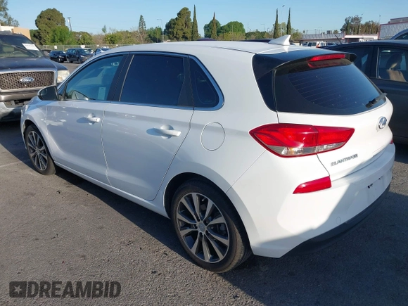 2020 Hyundai Elantra GT with VIN KMHH35LE8LU121513, listed as a IAAI auction lot 41933447 with 36,008 mi miles. Bid and sale history available at carsss.com. Image 3.