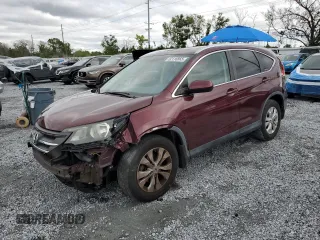 2012 Honda CR-V EX-L with VIN 5J6RM3H78CL042752, listed as a Copart auction lot 52116865 with 74,281 mi miles and Salvage Title. Bid and sale history available at carsss.com. Image 1.