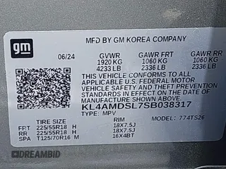 2025 Buick Encore GX Sport Touring с VIN KL4AMDSL7SB038317, выставлен на аукционе IAAI как лот 42151204 с пробегом 10 917 миль миль и . История ставок и продаж доступна на DreamBid. Изображение 9.