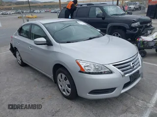 2015 Nissan Sentra SR with VIN 3N1AB7AP8FY365823, listed as a IAAI auction lot 42053442 with 105,021 mi miles and . Bid and sale history available at DreamBid. Image 1.
