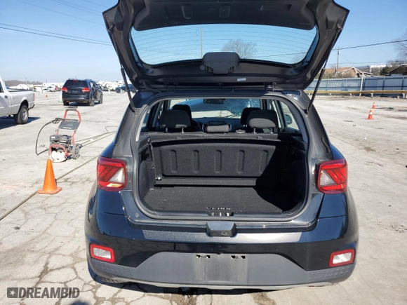2022 Hyundai Venue SEL with VIN KMHRC8A37NU177811, listed as a Copart auction lot 43708975 with 52,895 mi miles and Salvage Title. Bid and sale history available at carsss.com. Image 6.