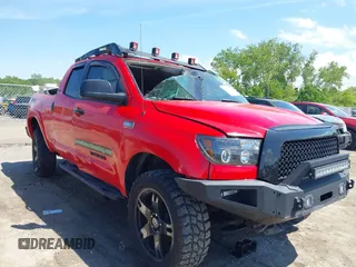 2008 Toyota Tundra with VIN 5TBBV54118S515312, listed as a IAAI auction lot 42370977 with 220,857 mi miles and . Bid and sale history available at DreamBid. Image 1.