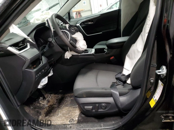 2024 Toyota RAV4 XLE with VIN 2T3P1RFV3RC454515, listed as a Copart auction lot 47398185 with Not Provided miles and Salvage Title. Bid and sale history available at DreamBid. Image 7.