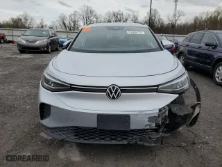 2021 Volkswagen ID.4 Pro with VIN WVGRMPE28MP031035, listed as a Copart auction lot 51860175 with 85,706 mi miles and Salvage Title. Bid and sale history available at carsss.com. Image 5.