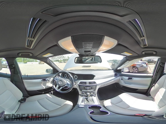 2012 Mercedes-Benz C 250 Sport with VIN WDDGF4HB4CA725244, listed as a Copart auction lot 65667205 with 96,335 mi miles and Salvage title. Bid and sale history available at DreamBid. Image 14.