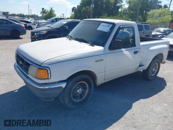 1997 Ford Ranger XLT with VIN 1FTCR10A1VPB31809, listed as a IAAI auction lot 41833285 with 150,461 mi miles. Bid and sale history available at carsss.com. Image 2.