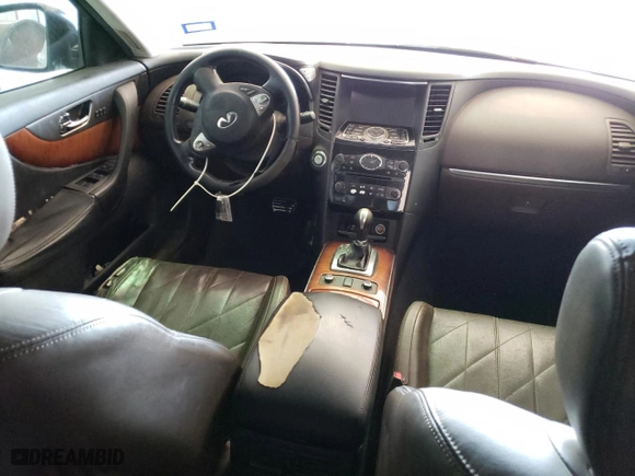 2015 Infiniti QX70 with VIN JN8CS1MU0FM380005, listed as a Copart auction lot 64907593 with 0 mi miles. Bid and sale history available at carsss.com. Image 8.