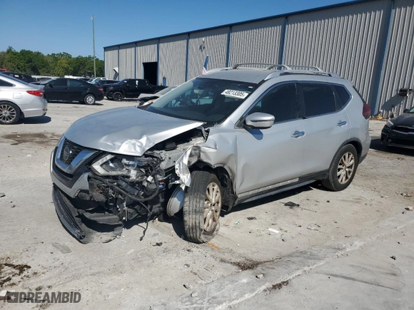 2019 Nissan Rogue SV with VIN JN8AT2MT9KW252085, listed as a Copart auction lot 48213305 with 108,287 mi miles and Non Repairable. Bid and sale history available at carsss.com. Image 1.