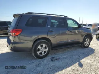 2012 Toyota Sequoia SR5 with VIN 5TDZM5G11CS003448, listed as a Copart auction lot 77208904 with 287,106 mi miles and Salvage Title. Bid and sale history available at carsss.com. Image 3.