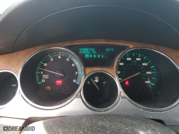 2008 Buick Enclave CXL with VIN 5GAEV23748J237366, listed as a Copart auction lot 46325595 with 214,581 mi miles and Salvage Title. Bid and sale history available at carsss.com. Image 9.