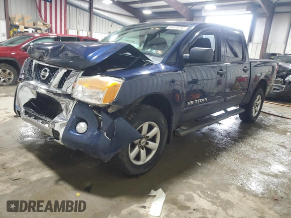 2012 Nissan Titan S with VIN 1N6AA0EC8CN322684, listed as a Copart auction lot 86419794 with 115,214 mi miles and Salvage Title. Bid and sale history available at DreamBid. Image 1.