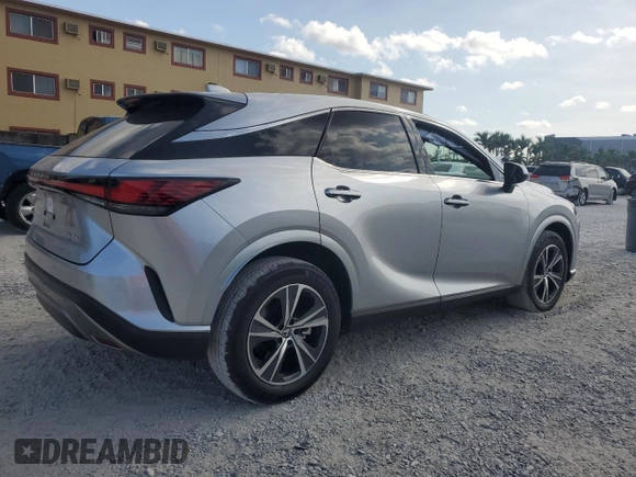 2025 Lexus RX 350 with VIN 2T2BAMBA6SC054765, listed as a Copart auction lot 56404635 with 3,476 mi miles and Salvage title. Bid and sale history available at DreamBid. Image 3.