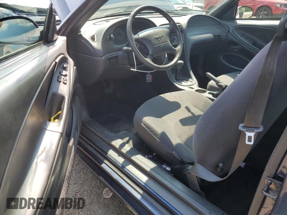 2002 Ford Mustang Standard with VIN 1FAFP40442F202944, listed as a Copart auction lot 62178415 with 124,619 mi miles and Salvage title. Bid and sale history available at DreamBid. Image 8.