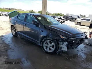 2015 Kia Optima LX with VIN KNAGM4A71F5546854, listed as a Copart auction lot 53023045 with 86,255 mi miles and Salvage Title. Bid and sale history available at carsss.com. Image 4.