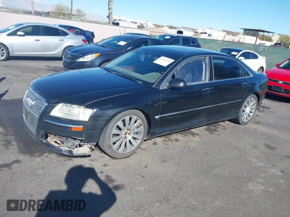 2006 Audi A8 4.2L z VIN WAUML44E96N013151, wystawiony jako IAAI lot #41821108 z przebiegiem 150 334 mil mil oraz . Historia ofert i sprzedaży dostępna na DreamBid. Obrazek 2.