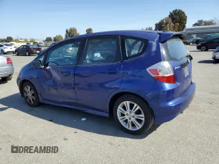 2009 Honda Fit Sport w/Navi with VIN JHMGE88639S037082, listed as a Copart auction lot 53303755 with 213,931 mi miles and Salvage Title. Bid and sale history available at carsss.com. Image 2.