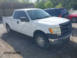 2013 Ford F-150 XL with VIN 1FTEX1CM0DFC81550, listed as a IAAI auction lot 42090759 with 1 mi miles. Bid and sale history available at carsss.com. Image 1.