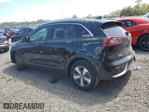 2017 Kia Niro EX with VIN KNDCC3LC0H5065876, listed as a Copart auction lot 51211655 with 104,486 mi miles and Non Repairable. Bid and sale history available at carsss.com. Image 2.