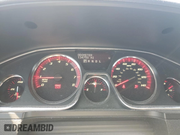 2014 GMC Acadia SLT with VIN 1GKKVRKD5EJ123684, listed as a Copart auction lot 53488495 with 134,758 mi miles and Clean Title. Bid and sale history available at DreamBid. Image 9.