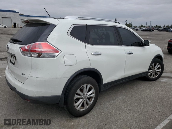 2016 Nissan Rogue SV with VIN KNMAT2MT5GP695511, listed as a Copart auction lot 53560245 with 165,771 mi miles and Salvage Title. Bid and sale history available at carsss.com. Image 3.